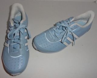 adidas womens 606001 blue running sneakers size 7 5 m