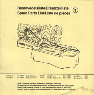 jf drum mower cm 1650 parts manual 