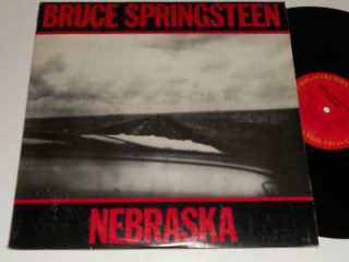 bruce springsteen nebraska orig inner sleeve nm+ album time left