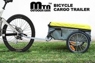   MTN Heavy Duty Steel Frame Bike Bicycle Cargo Carrier Trailer Tow Cart