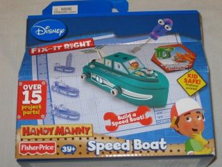 new disney handy manny speed boat 15 project parts time