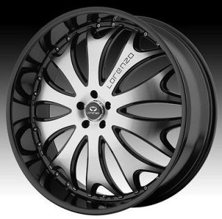 26 inch lorenzo WL029 black wheels rims 6x5.5 6x139.7 colorado express 