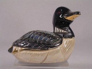   Rinconada Silver Anniversary RETIRED #726 Loon Duck Figurine NIB