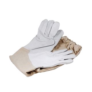 SALE Garden Long Sleeved Gloves   Leather ( medium )  1 Pair