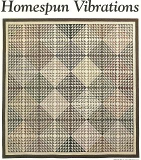 homespun vibrations quilt quilting pattern 2 sizes 