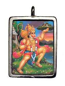 hanuman hindu sacred deity pendant necklace tsd119 