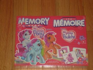 new my little pony memory game no reading required rare