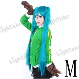 Vocaloid Matryoshka Hatsune MIKU Cosplay Costume sports Coat Green M