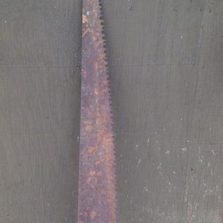 newly listed antique vintage 2 man logging saw 002 time