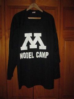 Minnesota Model Camp hockey jersey mens XL black Gophers high school
