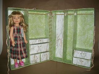 Handmade Doll Case/Trunk/Closet/Wardrobe   Karito Kids, American Girl 