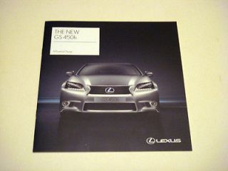 lexus gs the new gs 450 h 2011 sales brochure