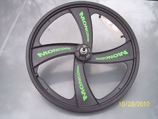 mongoose bmx mag wheels new front rims 20 inch time