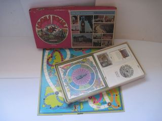 COOKS TOURS European Travel Boardgame Groovy 1972 Board Game complete 