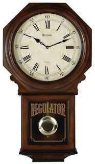 new bulova c3543 ashford pendulum wall clock $ 180 from