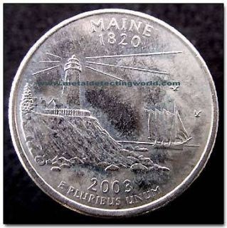 2003 P Maine State Quarter ****** Uncirculated from Roll
