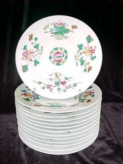 VINTAGE CERALENE RAYNAUD LIMOGES CHINA ~ NYMPHEA ~ (6) LUNCH PLATES 