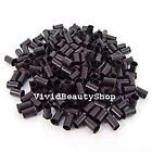 500 3.5mm Dark Brown Copper Tubes Bead Lock Micro Ring for I Tip Hair 