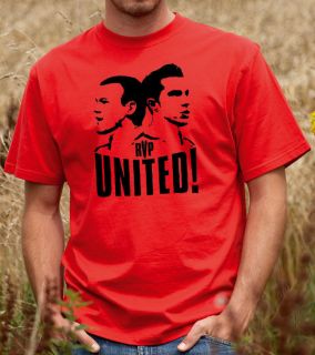 United T Shirt, Roo Van Persie Tee shirt, Wayne, Robin Tshirt (D236)