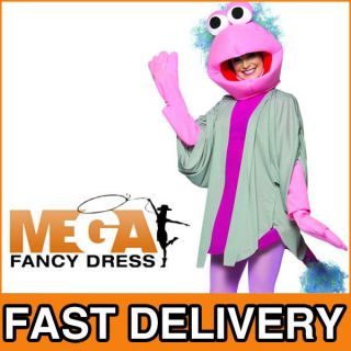Fraggle Rock Mokey Fancy Dress Character Adult Costume 1980s TV Outfit 