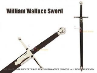 44 Braveheart William Wallace Scottish Claymore Sword with Scabbard 