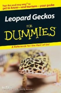 Leopard Geckos for Dummies by Liz Palika 2007, Paperback