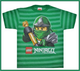 NEW STYLE* LEGO Ninjago Green Ninja Lloyd ZX T Shirt   Brand New