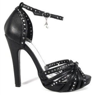 red circle angie strappy studded platform sandal one day shipping