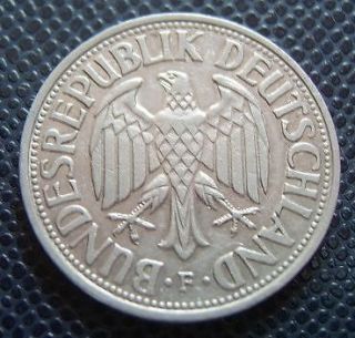 germany brd 1 deutsche mark 1955 f from hungary time