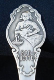 Norway MARTHINSEN Silver 830s Rodhette RED RIDING HOOD Collectible 