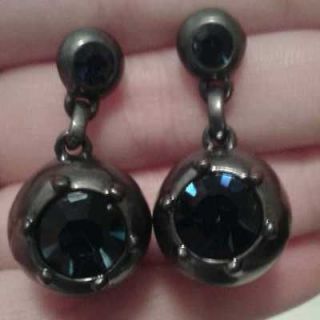 jewelmint earrings navy blue nautical  6 50