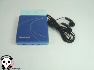 used md portable player sharp md k601 a from japan