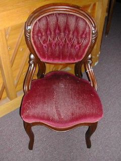 real nice circa 1880 s victorian parlor chair time left