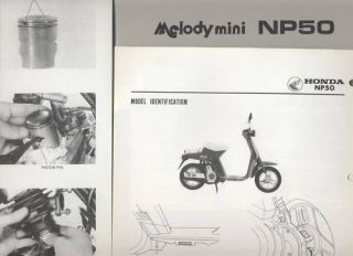 Honda NP50 Melody Mini (1983) Factory Workshop Manual NP 50,AB14 