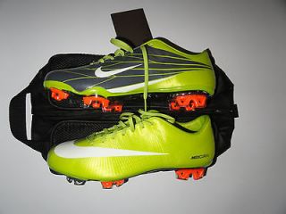  NIKE Mercurial Vapor Superfly II FG Carbon   100% Authentic + Cleat 