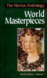 The Norton Anthology of World Masterpieces Vol. 1 1992, Hardcover 