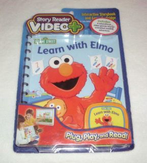 Story Reader Video Plus Sesame Street Learn with Elmo Book & Cartridge