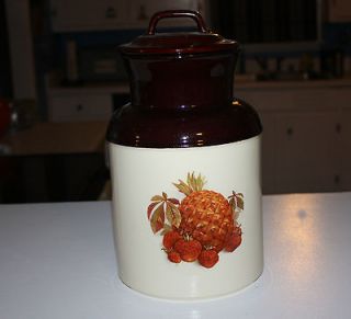 Newly listed McCoy Milk Can Cookie Jar with Love with Pineapple 