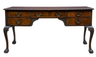 19th century antique mahogany partners desk from united kingdom time