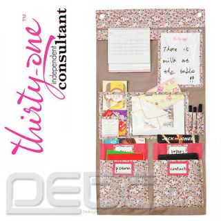 Thirty One Hang Up Home Organizer Wall In Broken Flowers #8