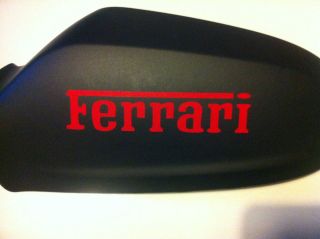 new ferrari f1 wing mirror car stickers racing red from