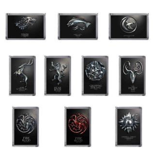 GAME OF THRONES   FRIDGE MAGNET   COATS OF ARMS   10 DESIGNS 