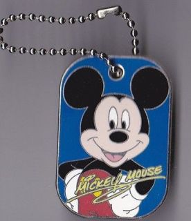 Disney Pin Spotlight Dog Tag Mickey Mouse Dogtag Name Military Walt 