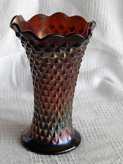 beautiful northwood carnival glass vase excellent condition expedited 