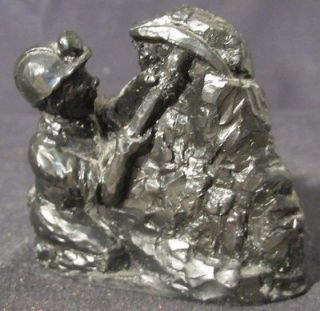 british coal sculpture miner figurine from canada 