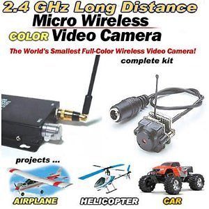 Small 2.4GHz Spy Cam Set Mini Wireless Spy Video Camera Kids Toy GREAT 