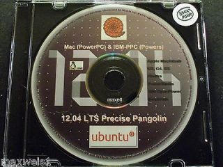 Ubuntu 12.04 LTS LIVE CD PRECISE PANGOLIN for Mac PowerPC IBM PPC 