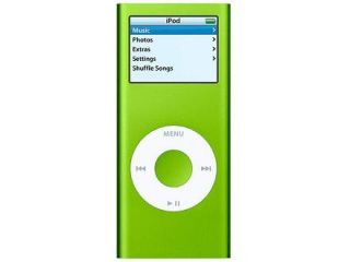 apple ipod nano 2nd generation green 4 gb time left