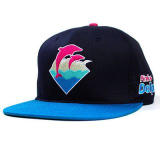 Pink Dolphin Clothing Waves Navy strapback cap hat Sold Out PDC Summer 