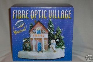 fibre optic village musical snowman  24 99